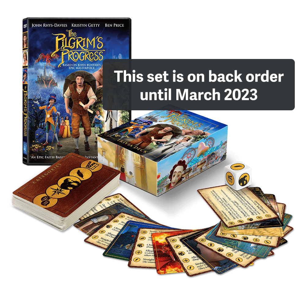 The Pilgrim's Progress Trivia Game and DVD